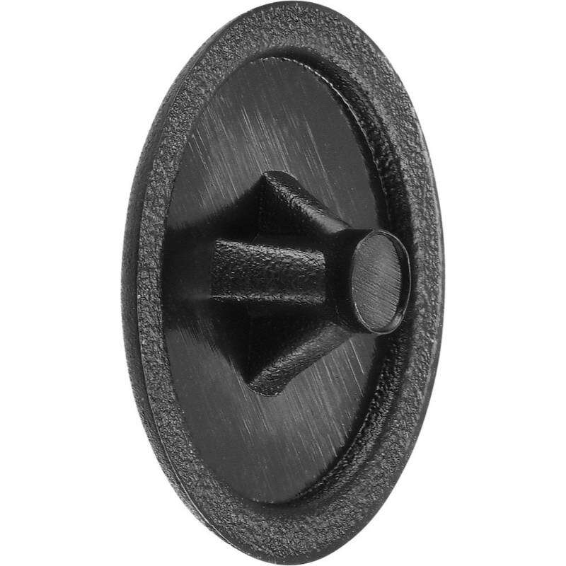 Image du produit Capuchon de recouvrement (pour PZ 2) - PVC - Noir - &Oslash; 12 mm (50 pi&egrave;ces)
