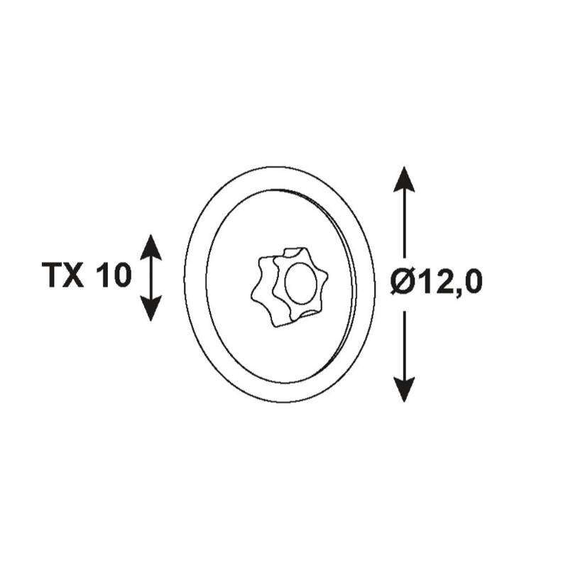 Image du produit Capuchon de recouvrement (pour TX) - PVC - Blanc
