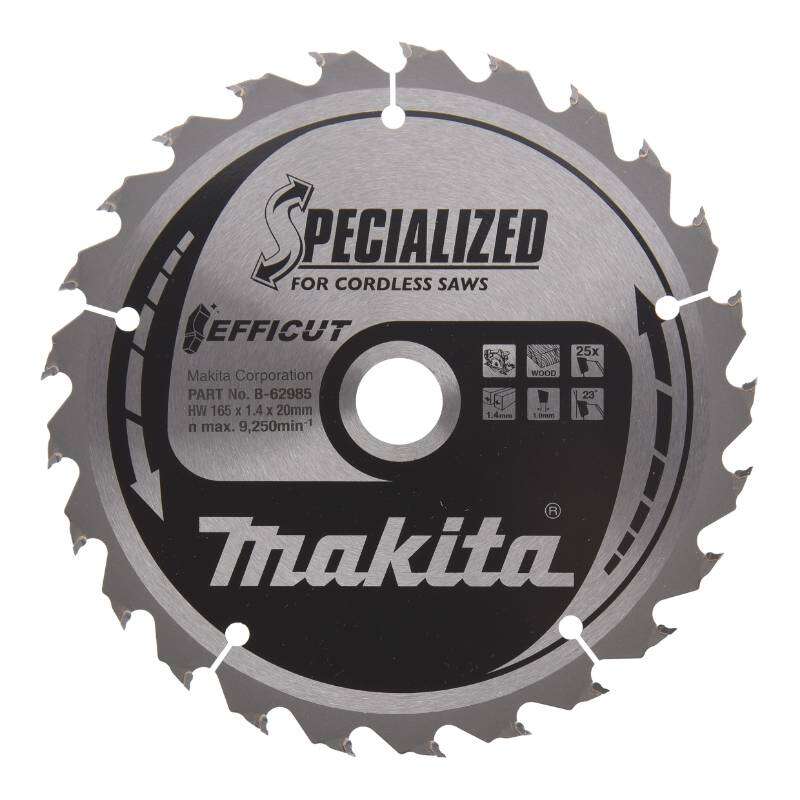 Image du produit MAKITA - Lame de Scie Circulaire, EFFICUT TCT - Bois - &Oslash; 165 x 20 mm - Dents: au choix