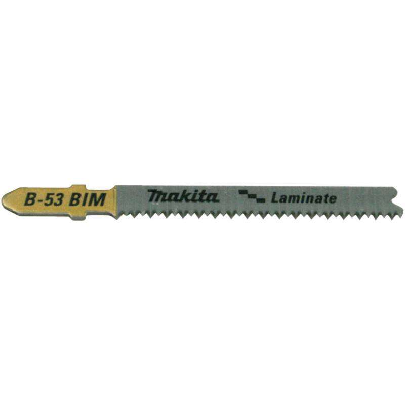 Image du produit MAKITA - Lame de Scie Sauteuse (N&deg; B-53), BiM - Stratifi&eacute;/PVC - 82 mm - Dents: 15 TPI - B-10970 (5 pcs)