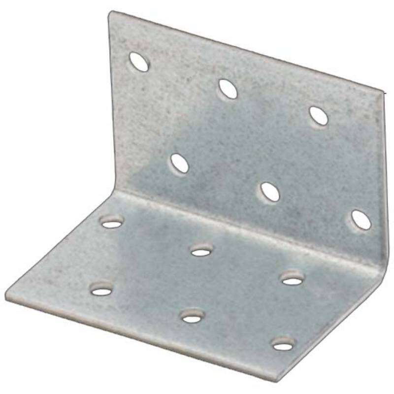 Image du produit Equerre d'assemblage - Mod&egrave;le Lourd - Zingu&eacute; - 40 x 40 x 60 x 2 mm