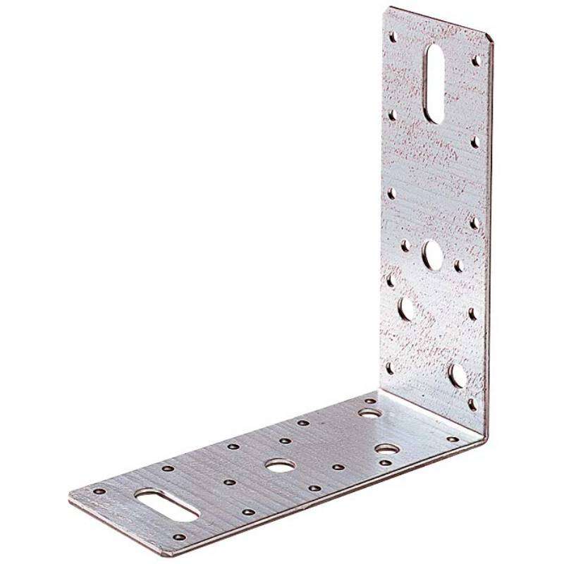Image du produit Equerre d'assemblage - Mod&egrave;le Lourd - Zingu&eacute; - 150 x 150 x 45 x 2,5 mm
