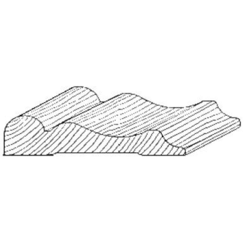 Image du produit Chambranle - de style - Pin Caroline - 22 x 92 mm (12,25 m/kit)