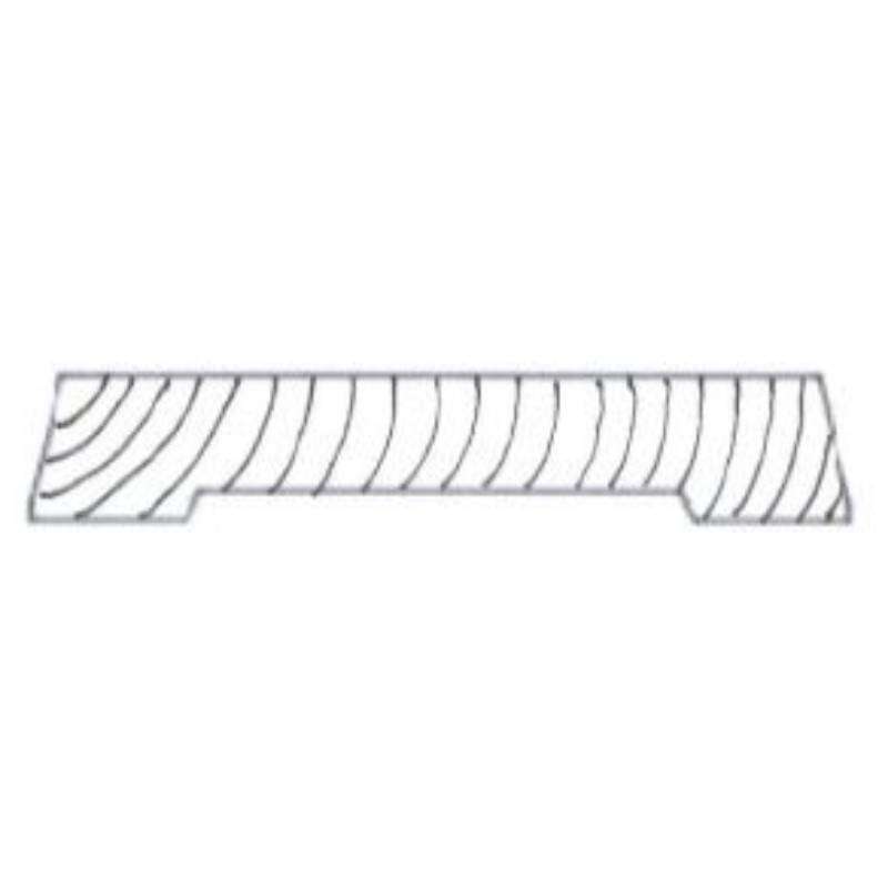 Image du produit Chambranle - Mod&egrave;le Trap&egrave;ze - Meranti - 11 x 68 mm (11,25 m/kit)