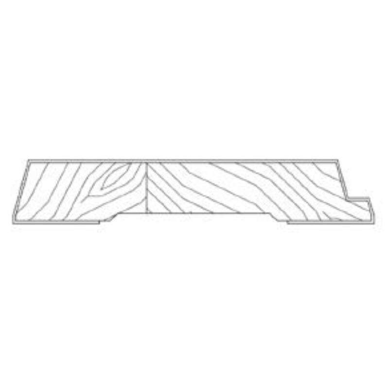 Image du produit Chambranle - Mod&egrave;le Trap&egrave;ze batt&eacute;e - Ch&ecirc;ne Massif Plaqu&eacute; - 12 x 68 mm (11,25 m/kit)