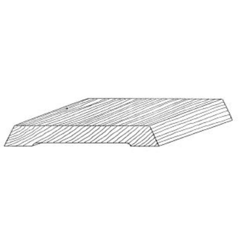 Image du produit Chambranle - Mod&egrave;le Trap&egrave;ze - Meranti - 12 x 92 mm (12,25 m/kit)