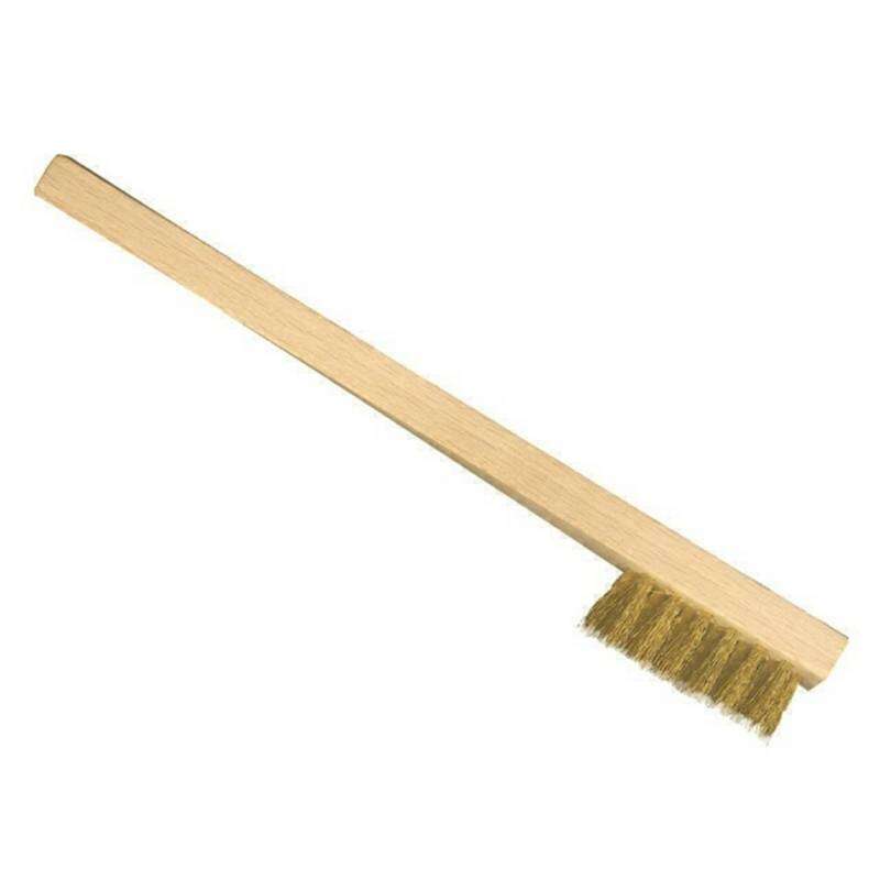 Image du produit IRONSIDE&reg;- Brosse pour Bougies - 3 Rangs - Fil laiton de 0,15 mm - Poign&eacute;e bois