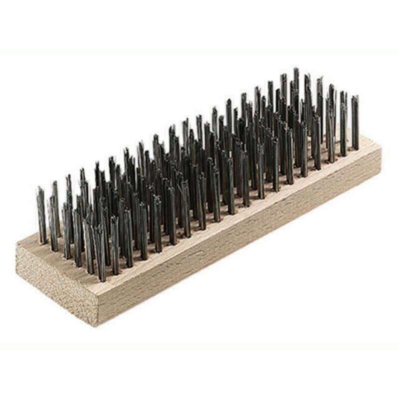 Image du produit IRONSIDE&reg;- Brosse de Boucher - 185 x 57 mm - Fil en Acier de 0,40 mm - Corps en bois
