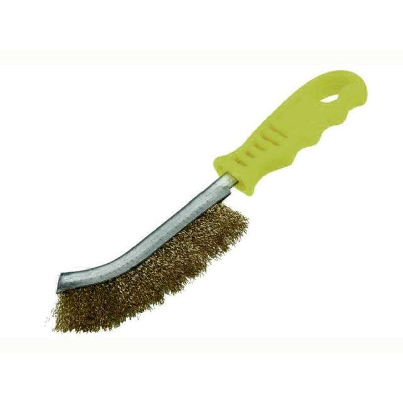 Image du produit IRONSIDE&reg;- Brosse Universelle - Fil en Laiton - Poign&eacute;e en plastique Jaune