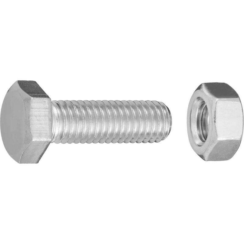 Image du produit Boulon &agrave; T&ecirc;te Hexagonale - Acier Galvanis&eacute; - M8