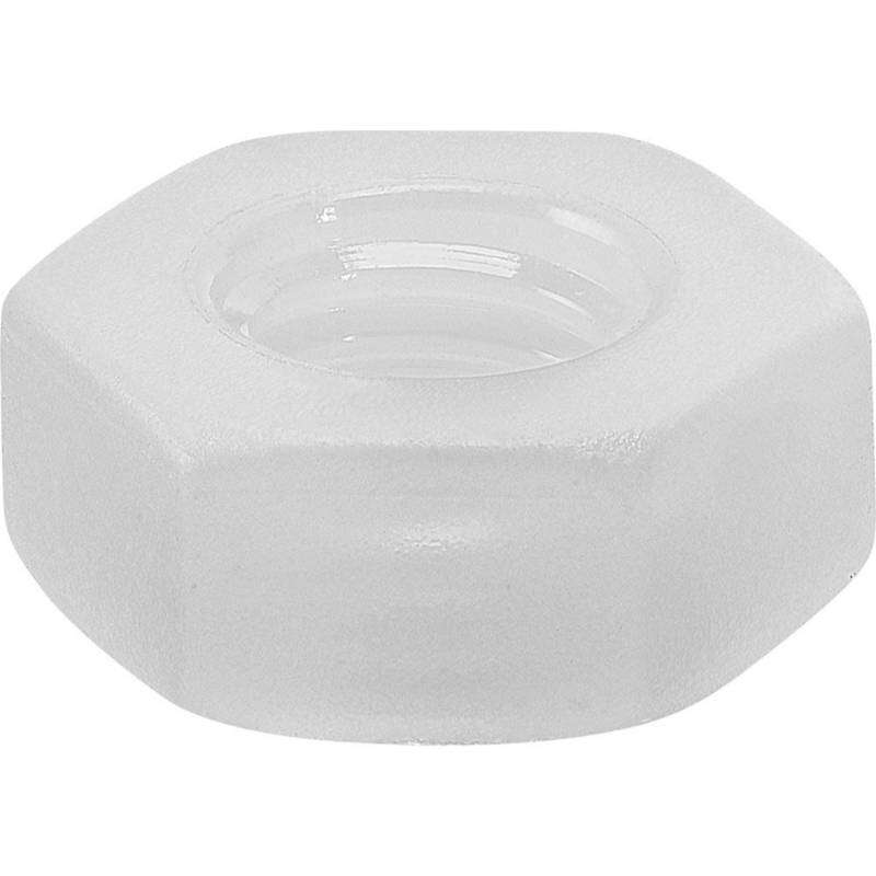 Image du produit Ecrou Hexagonal - Polyamide - Transparent (Blanc)