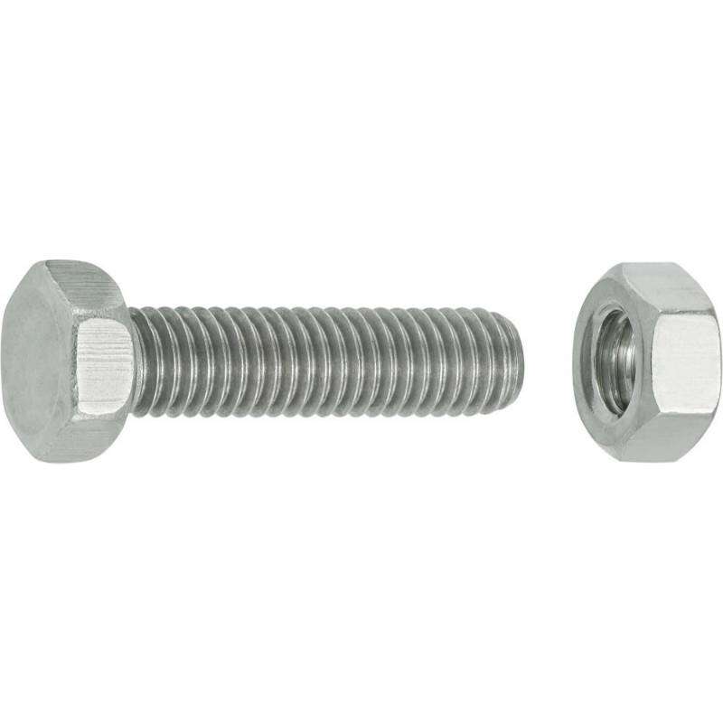 Image du produit Boulon &agrave; T&ecirc;te Hexagonale - Inox A2 - M5