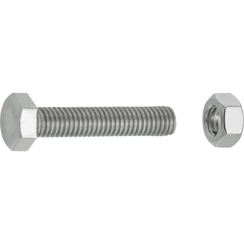 Image du produit Boulon &agrave; T&ecirc;te Hexagonale - Inox A2 - M5