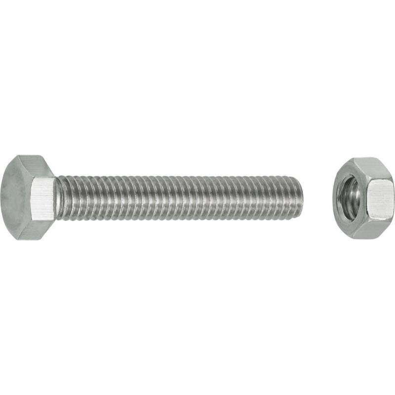 Image du produit Boulon &agrave; T&ecirc;te Hexagonale - Inox A2 - M5