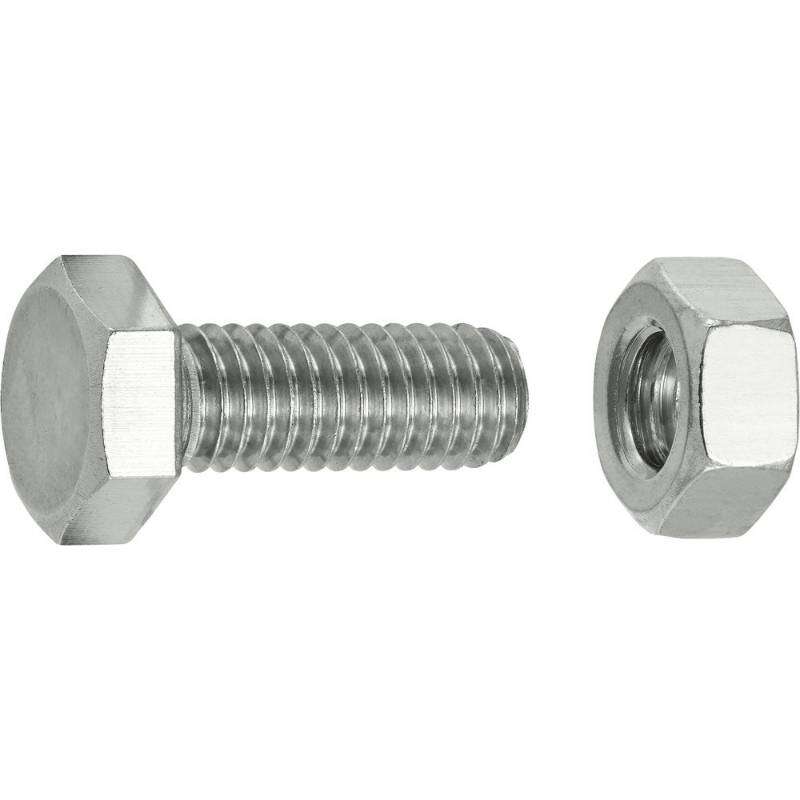 Image du produit Boulon &agrave; T&ecirc;te Hexagonale - Inox A2 - M6