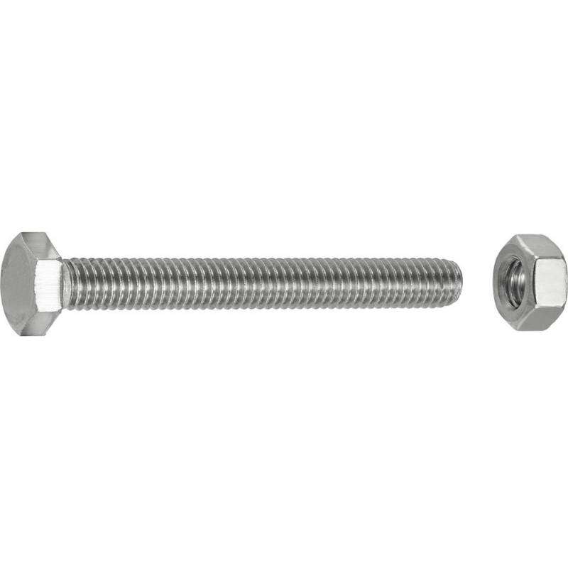 Image du produit Boulon &agrave; T&ecirc;te Hexagonale - Inox A2 - M6