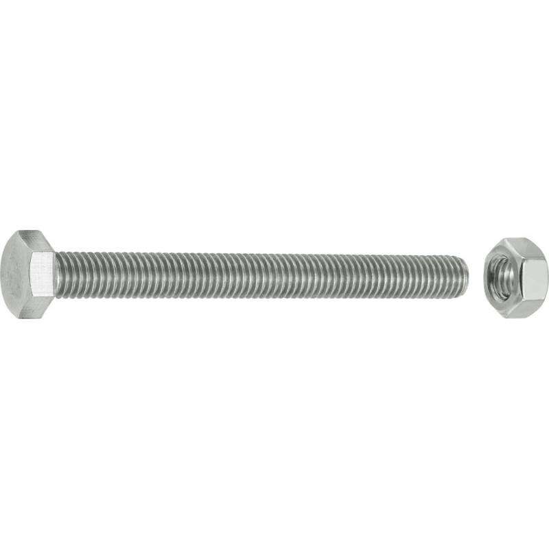 Image du produit Boulon &agrave; T&ecirc;te Hexagonale - Inox A2 - M8