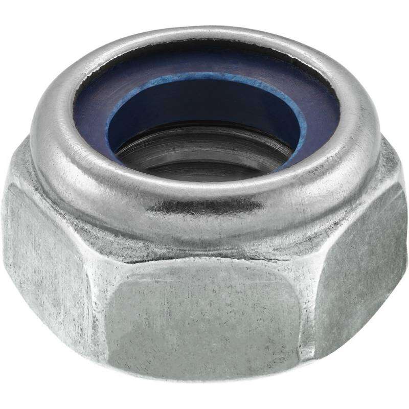 Image du produit Ecrou autobloquant (Ecrou de S&eacute;curit&eacute;) Hexagonal - Inox A2