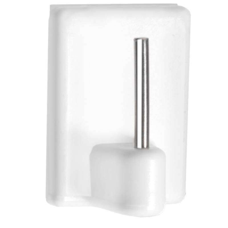 Image du produit Crochet Autocollant (Adh&eacute;sif) - Blanc - &Oslash; 1,75 mm (4 pcs)