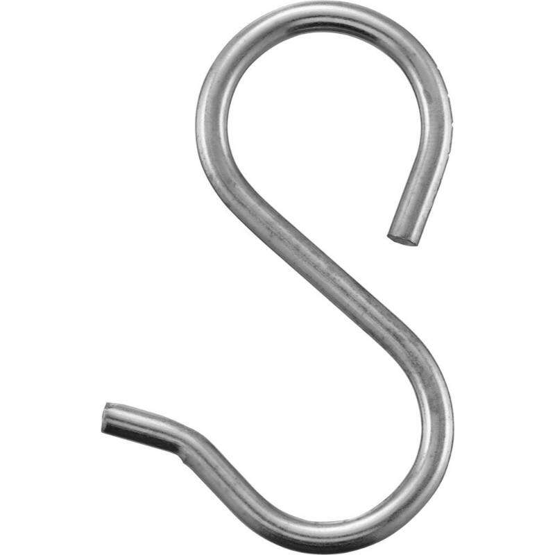 Image du produit Crochet en S (Crochet de Boucher) - Acier - 4,4 x 75 mm (6 pcs)