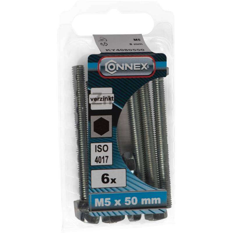 Image du produit Boulon &agrave; T&ecirc;te Hexagonale - Acier Galvanis&eacute; - M5