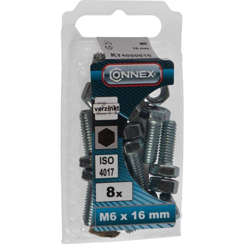 Image du produit Boulon &agrave; T&ecirc;te Hexagonale - Acier Galvanis&eacute; - M6