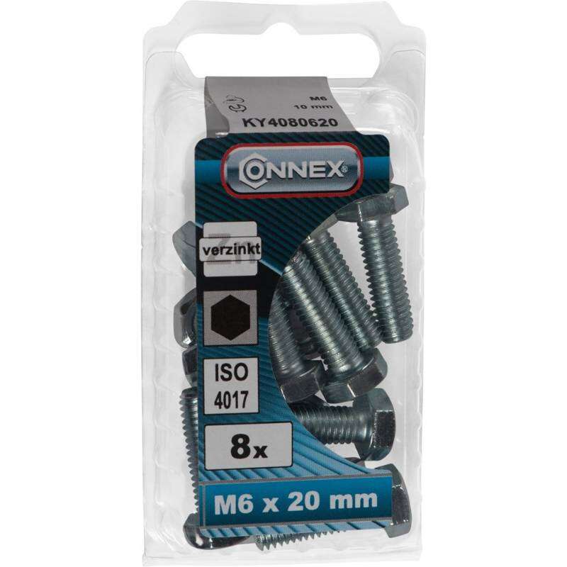 Image du produit Boulon &agrave; T&ecirc;te Hexagonale - Acier Galvanis&eacute; - M6
