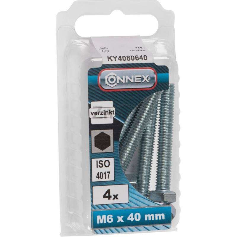 Image du produit Boulon &agrave; T&ecirc;te Hexagonale - Acier Galvanis&eacute; - M6