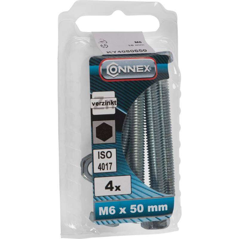 Image du produit Boulon &agrave; T&ecirc;te Hexagonale - Acier Galvanis&eacute; - M6