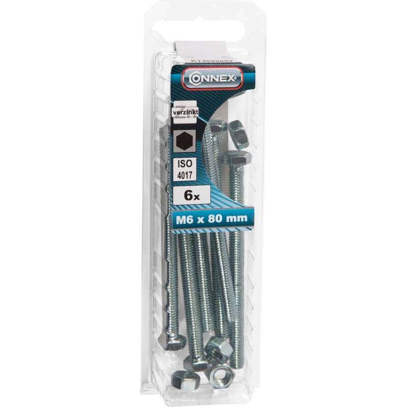 Image du produit Boulon &agrave; T&ecirc;te Hexagonale - Acier Galvanis&eacute; - M6