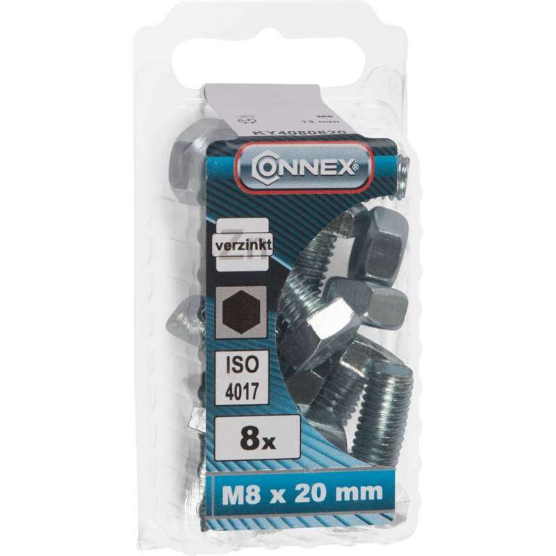 Image du produit Boulon &agrave; T&ecirc;te Hexagonale - Acier Galvanis&eacute; - M8