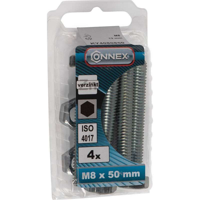 Image du produit Boulon &agrave; T&ecirc;te Hexagonale - Acier Galvanis&eacute; - M8