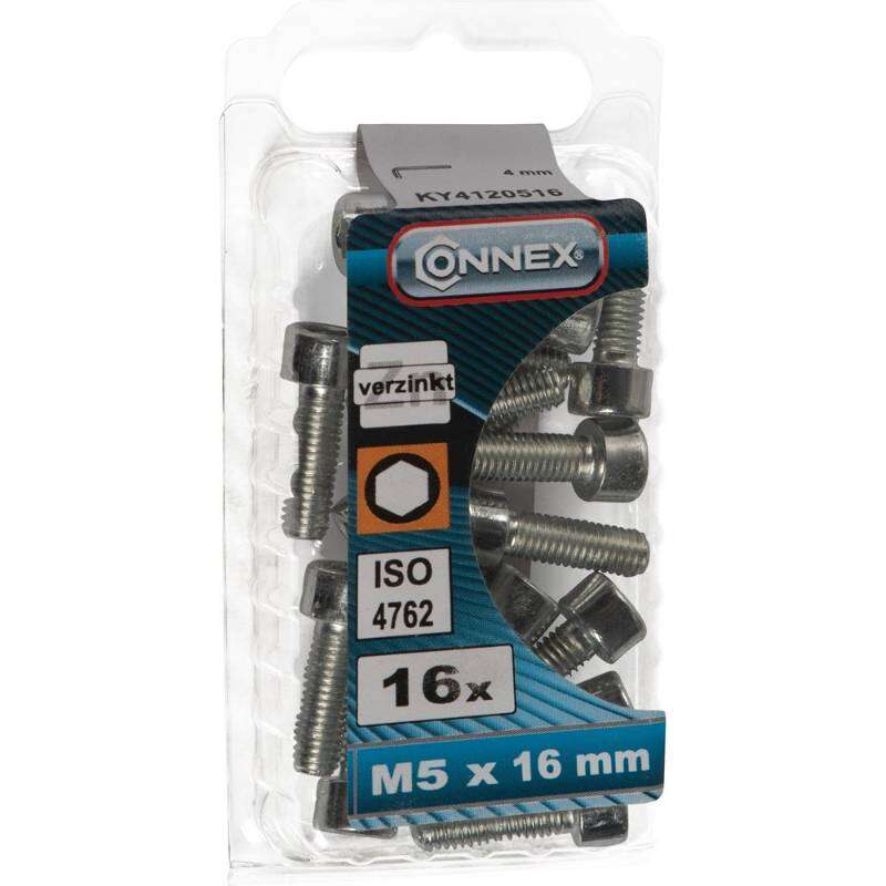 Image du produit Boulon &agrave; six pans creux - T&ecirc;te ronde / Filetage m&eacute;trique - Acier Galvanis&eacute; - M5