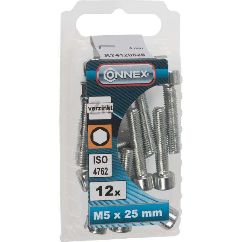 Image du produit Boulon &agrave; six pans creux - T&ecirc;te ronde / Filetage m&eacute;trique - Acier Galvanis&eacute; - M5