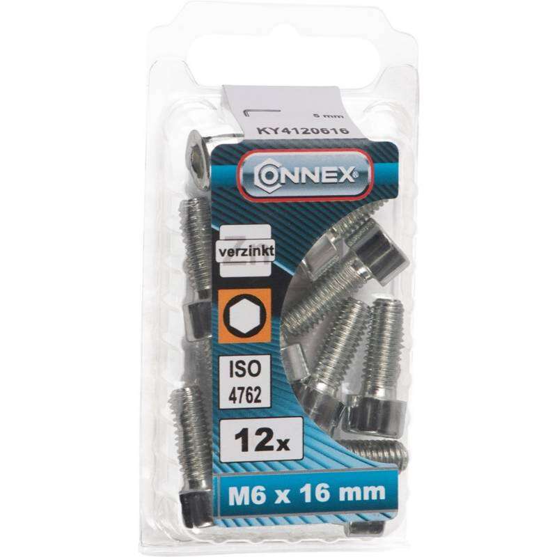 Image du produit Boulon &agrave; six pans creux - T&ecirc;te ronde / Filetage m&eacute;trique - Acier Galvanis&eacute; - M6