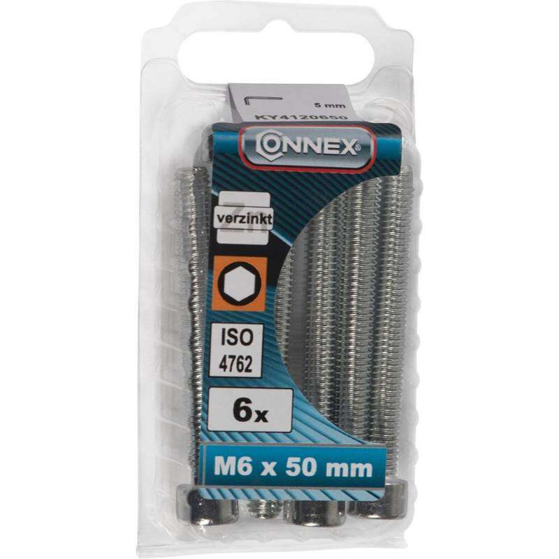 Image du produit Boulon &agrave; six pans creux - T&ecirc;te ronde / Filetage m&eacute;trique - Acier Galvanis&eacute; - M6