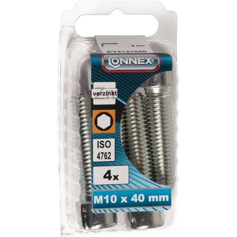 Image du produit Boulon &agrave; six pans creux - T&ecirc;te ronde / Filetage m&eacute;trique - Acier Galvanis&eacute; - M10
