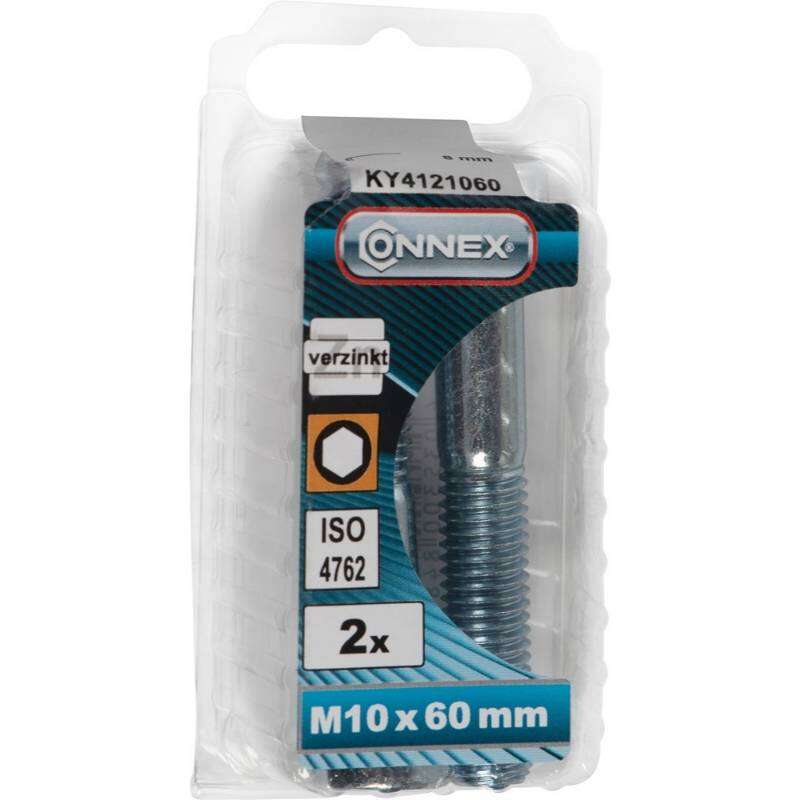 Image du produit Boulon &agrave; six pans creux - T&ecirc;te ronde / Filetage m&eacute;trique - Acier Galvanis&eacute; - M10
