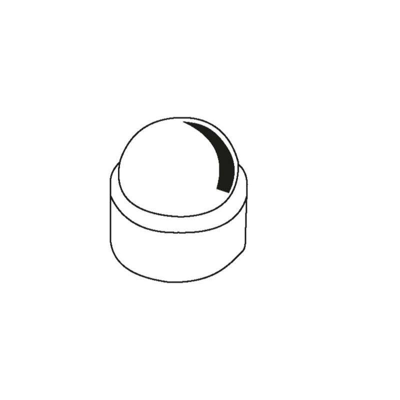 Image du produit Capuchon de recouvrement (Hexagonal) - Plastique - BLANC