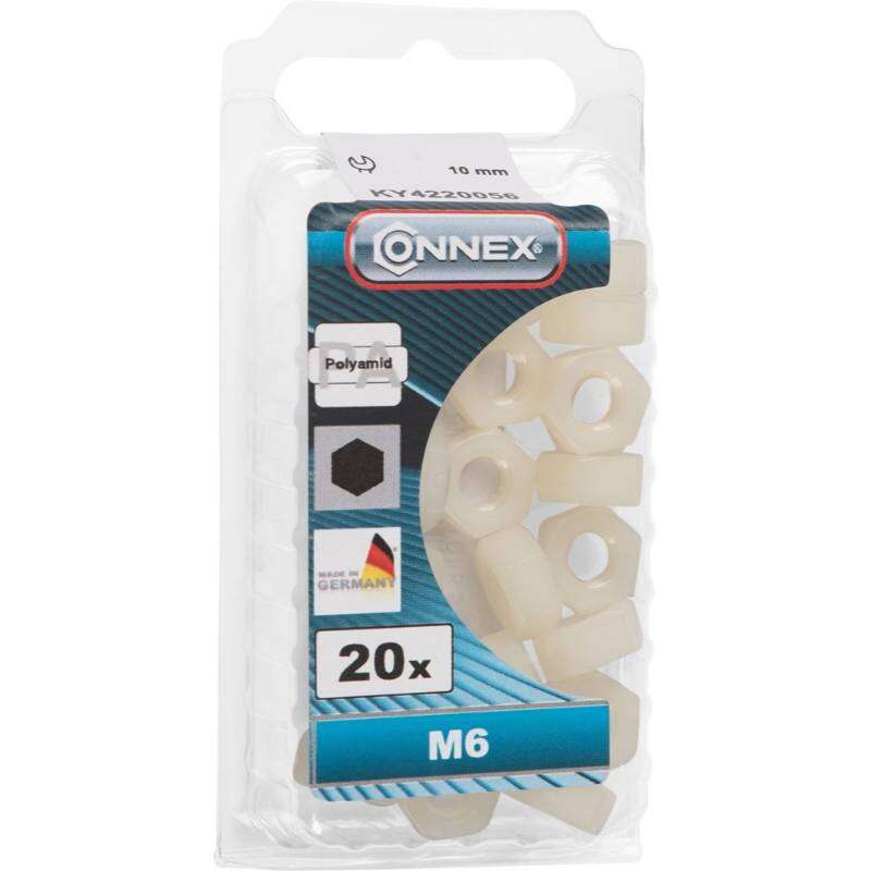 Image du produit Ecrou Hexagonal - Polyamide - Transparent (Blanc)