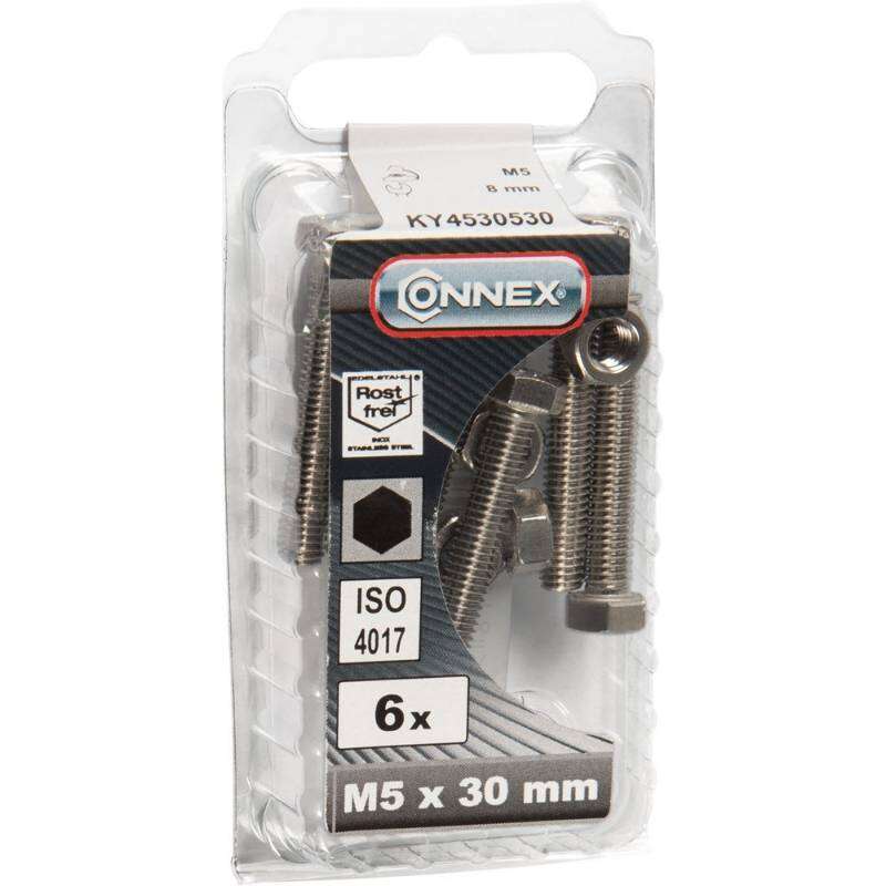 Image du produit Boulon &agrave; T&ecirc;te Hexagonale - Inox A2 - M5