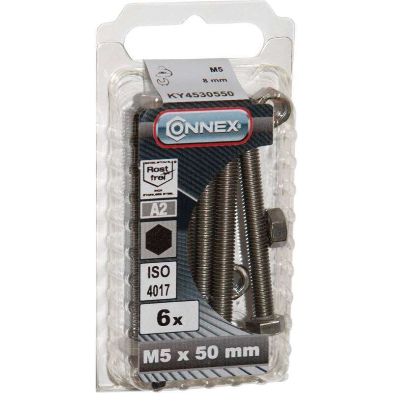 Image du produit Boulon &agrave; T&ecirc;te Hexagonale - Inox A2 - M5