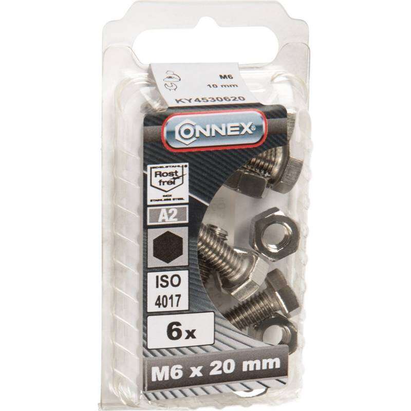 Image du produit Boulon &agrave; T&ecirc;te Hexagonale - Inox A2 - M6