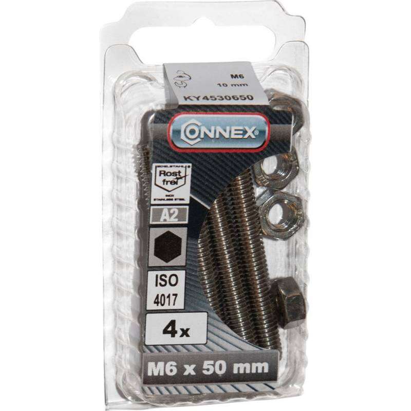 Image du produit Boulon &agrave; T&ecirc;te Hexagonale - Inox A2 - M6