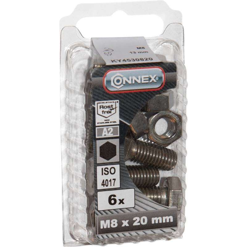 Image du produit Boulon &agrave; T&ecirc;te Hexagonale - Inox A2 - M8
