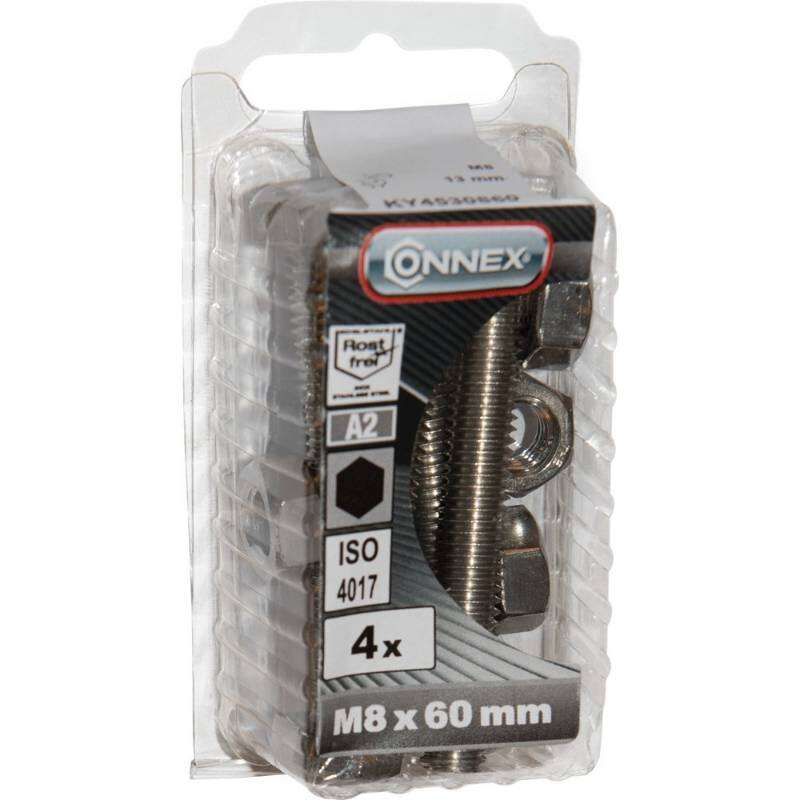 Image du produit Boulon &agrave; T&ecirc;te Hexagonale - Inox A2 - M8