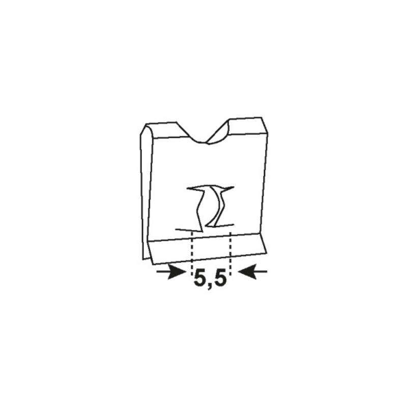 Image du produit Ecrou &agrave; Clipser - Acier Galvanis&eacute;