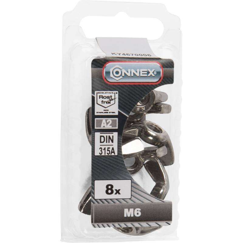 Image du produit Ecrou Papillon (&agrave; Ailettes) - Inox A2