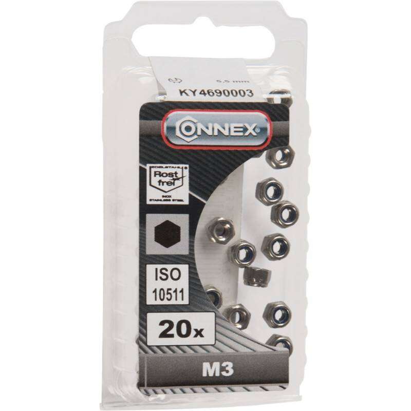 Image du produit Ecrou autobloquant (Ecrou de S&eacute;curit&eacute;) Hexagonal - Inox A2