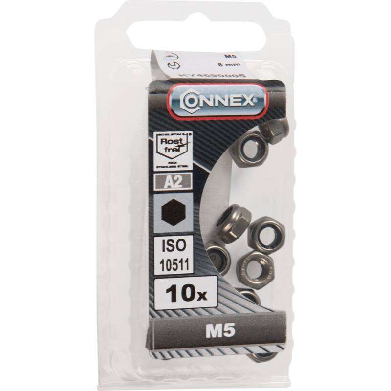 Image du produit Ecrou autobloquant (Ecrou de S&eacute;curit&eacute;) Hexagonal - Inox A2